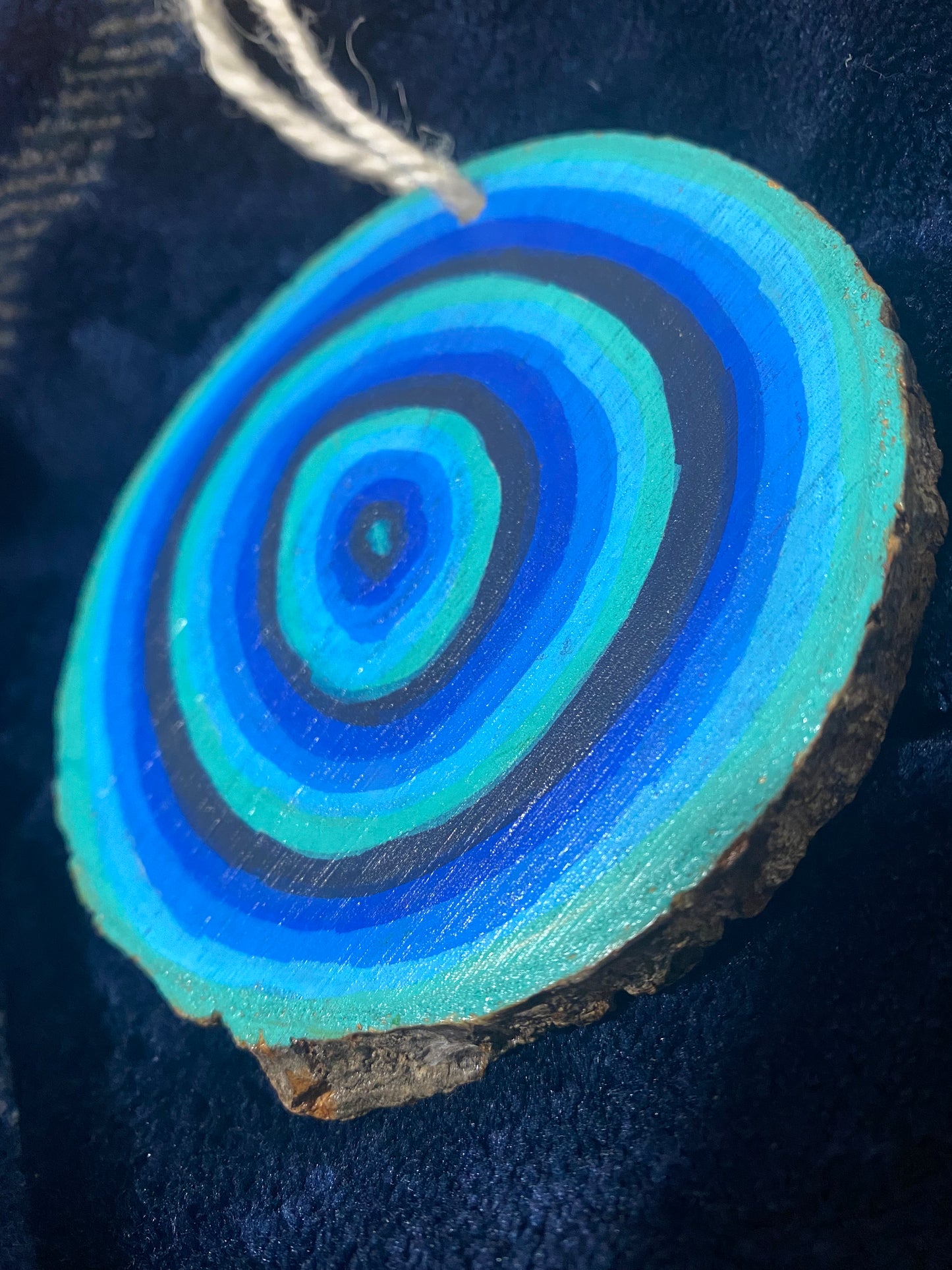 Blue Ring Ornament