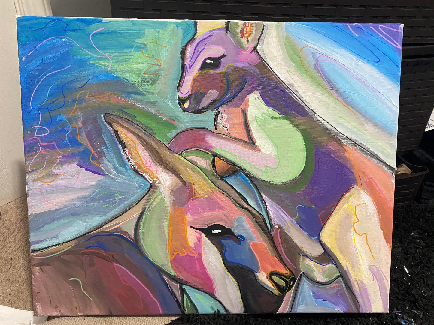 kangaroo and Her Joey