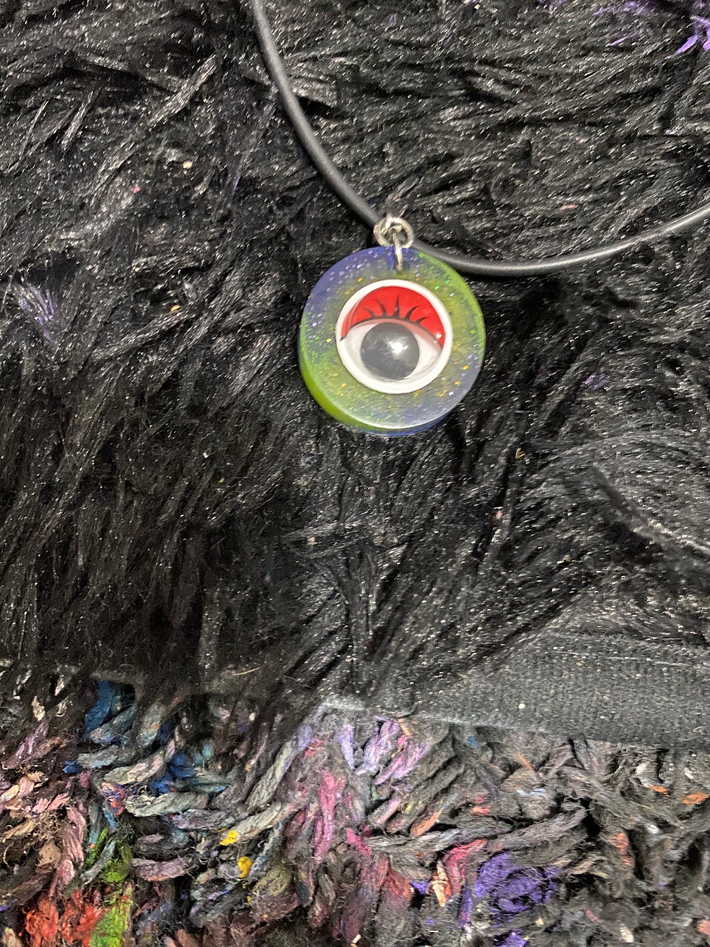 Red eye Pendant Necklace