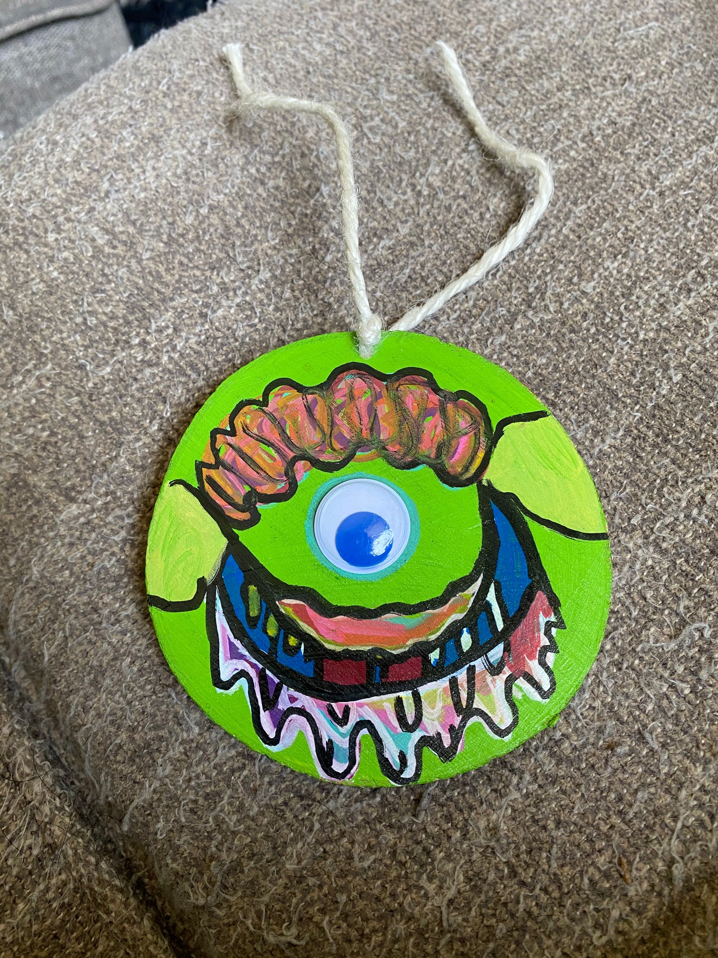 Google Flip Face Ornament